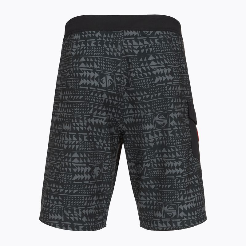 Herren Quiksilver Surfsilk Hawaii 21" Schwimmen Shorts Schwarz 2