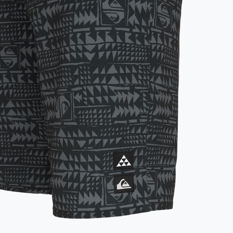Herren Quiksilver Surfsilk Hawaii 21" Schwimmen Shorts Schwarz 4