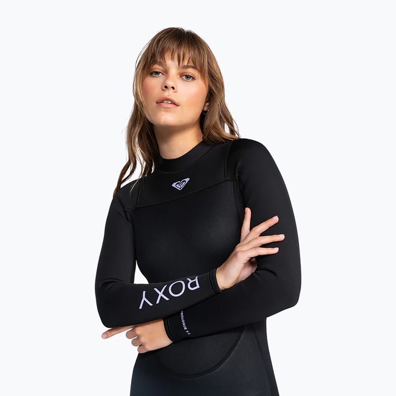 Damen-Neoprenanzug ROXY 3/2 mm Prologue Back Zip Flock black 4
