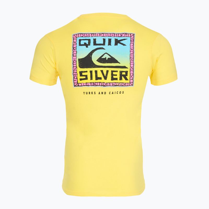 Quiksilver Herren-T-Shirt Ndthoughtturksc gelb/rosa/blau/schwarz/grün/grau 2