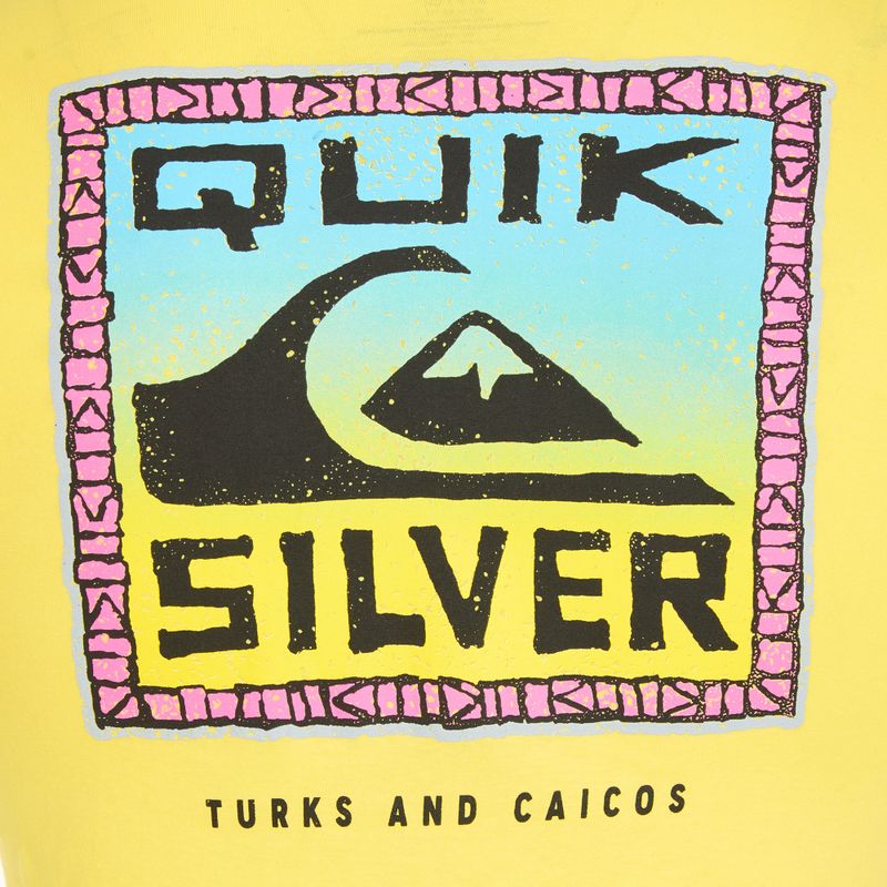 Quiksilver Herren-T-Shirt Ndthoughtturksc gelb/rosa/blau/schwarz/grün/grau 3