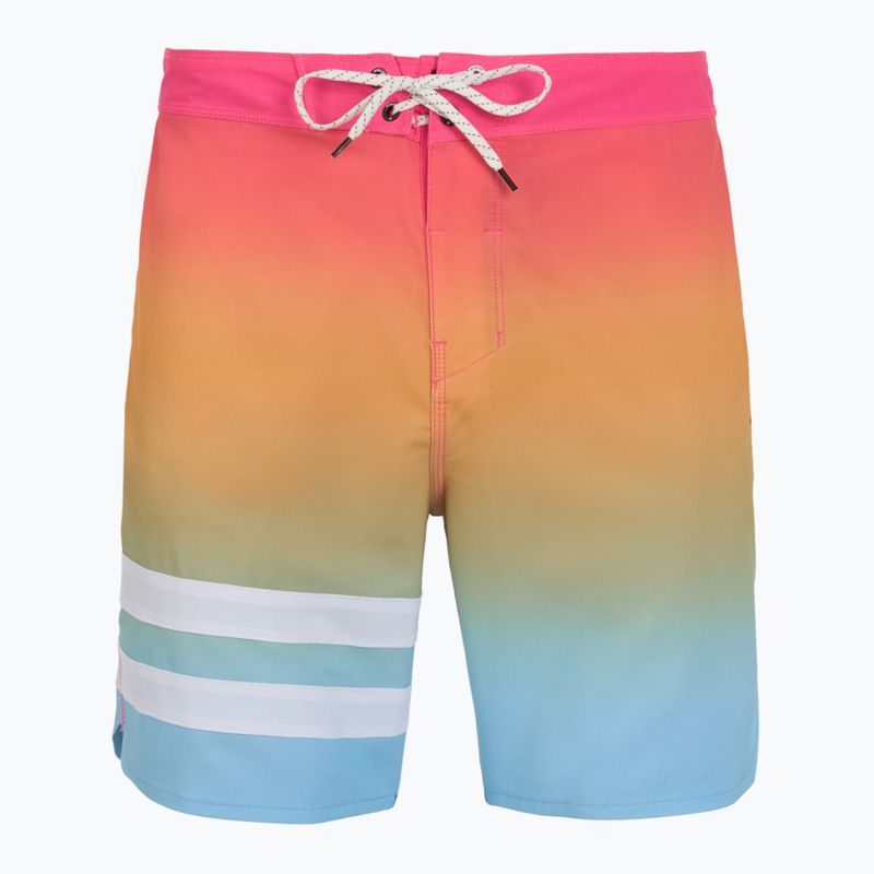 Hurley Phantom Block Party 18" Männer schwimmen Shorts Nektarine 2