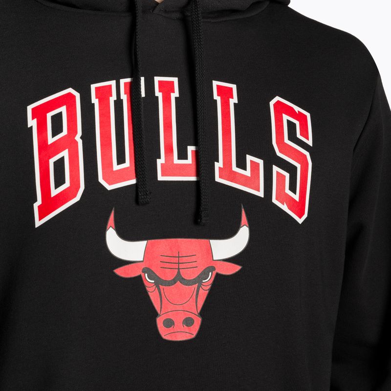 Men's New Era NBA Regular Hoody Chicago Bulls Sweatshirt schwarz 3