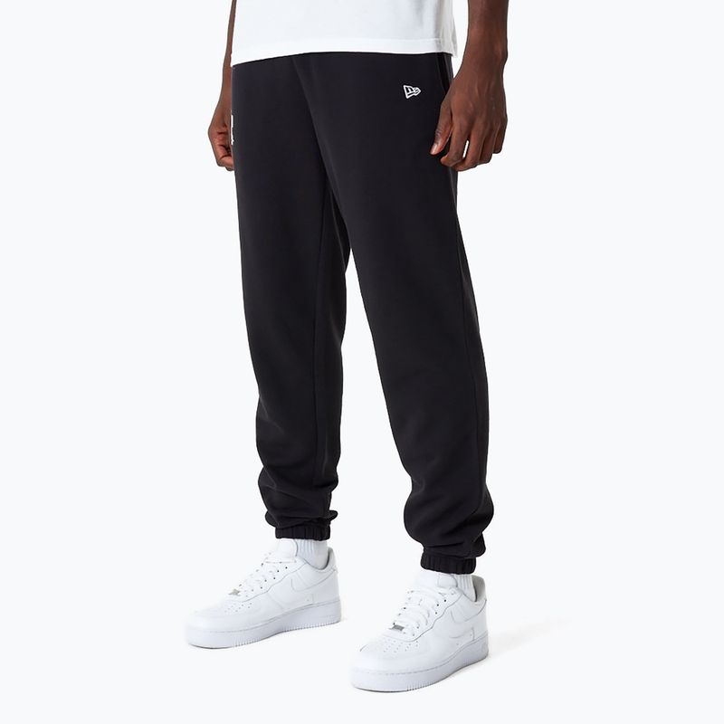 Herren New Era MLB Essentls Jogger Los Angeles Dodgers Hose schwarz 3