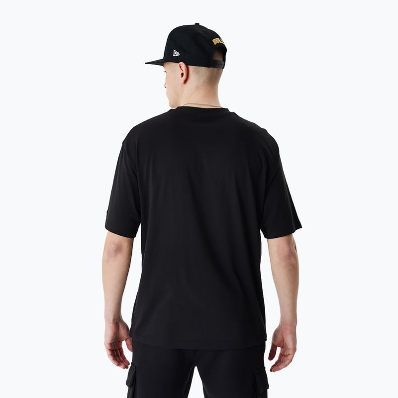 Herren New Era Team Script OS Tee Chicago Bulls schwarz 2