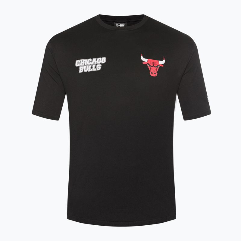 Männer neue Era NBA große Grafik BP OS Tee Chicago Bulls schwarz 7
