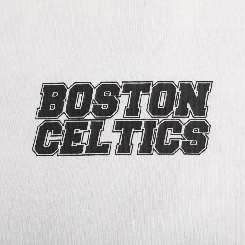 Männer neue Era NBA große Grafik BP OS Tee Boston Celtics weiß 10