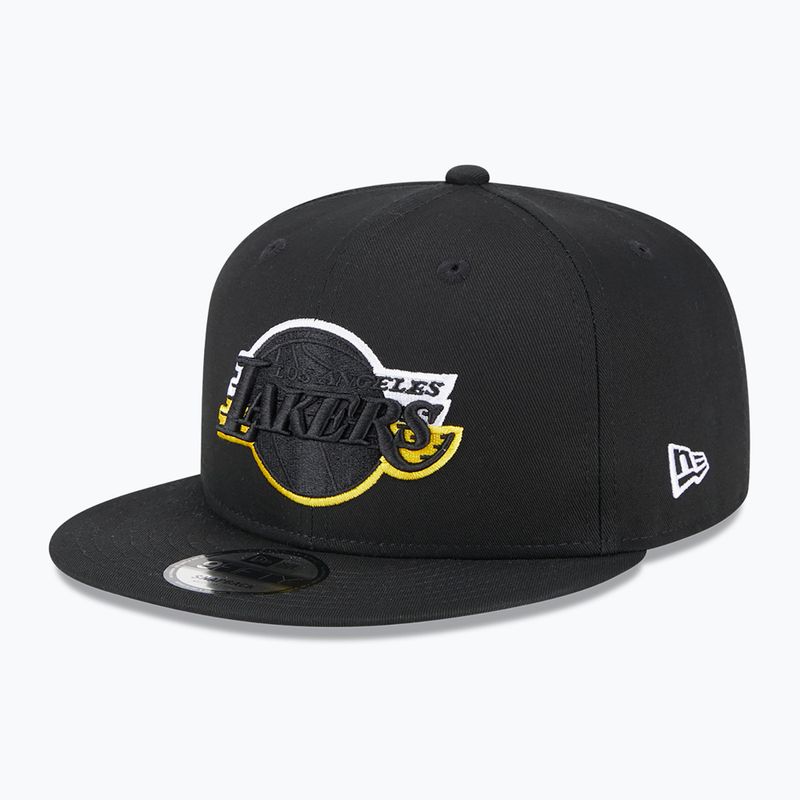 Neue Era Split Logo 9Fifty Los Angeles Lakers Kappe schwarz 2