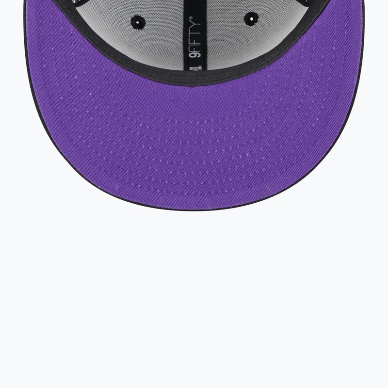 Neue Era Split Logo 9Fifty Los Angeles Lakers Kappe schwarz