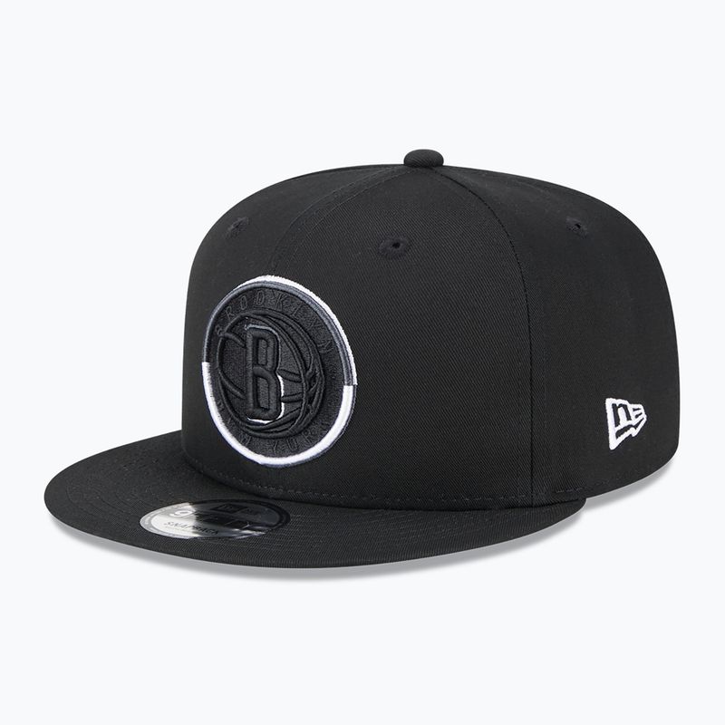 New Era Split Logo 9Fifty Brooklyn Nets Kappe schwarz 2