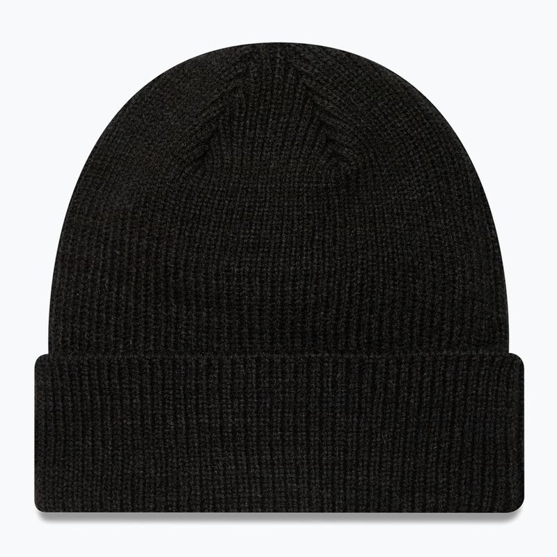 New Era Wolle Manschette stricken Beanie schwarz 2