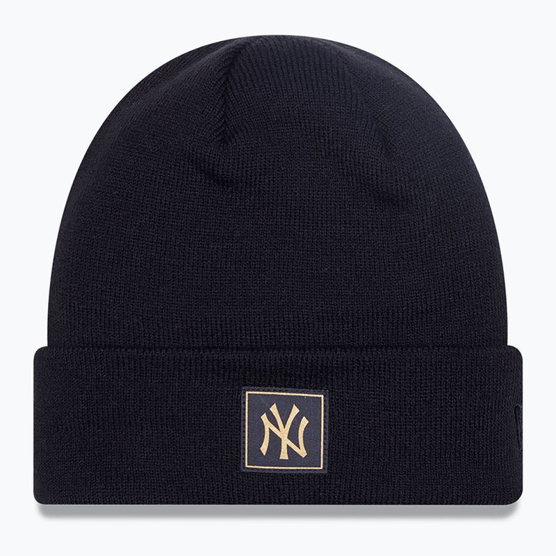 New Era Metalic Badge Manschette stricken New York Yankees Wintermütze schwarz