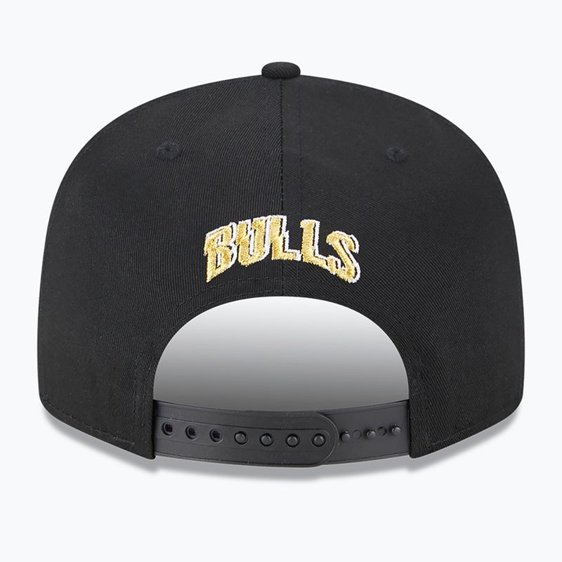 New Era Foil 9Fifty Chicago Bulls Kappe schwarz 4