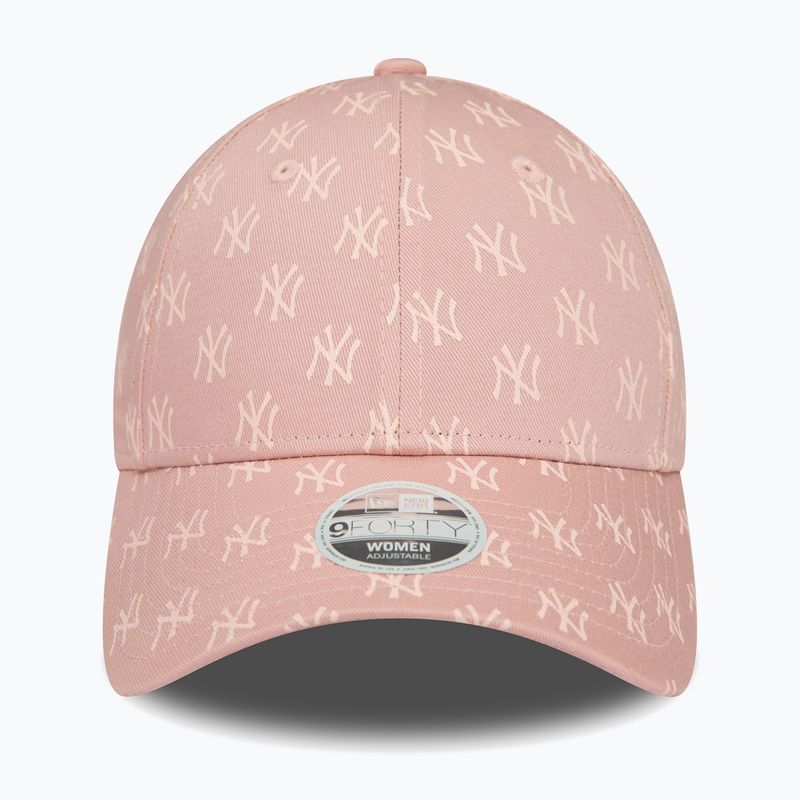 Cap Mütze Damen New Era Monogram 9Forty New York Yankees pastel pink 3