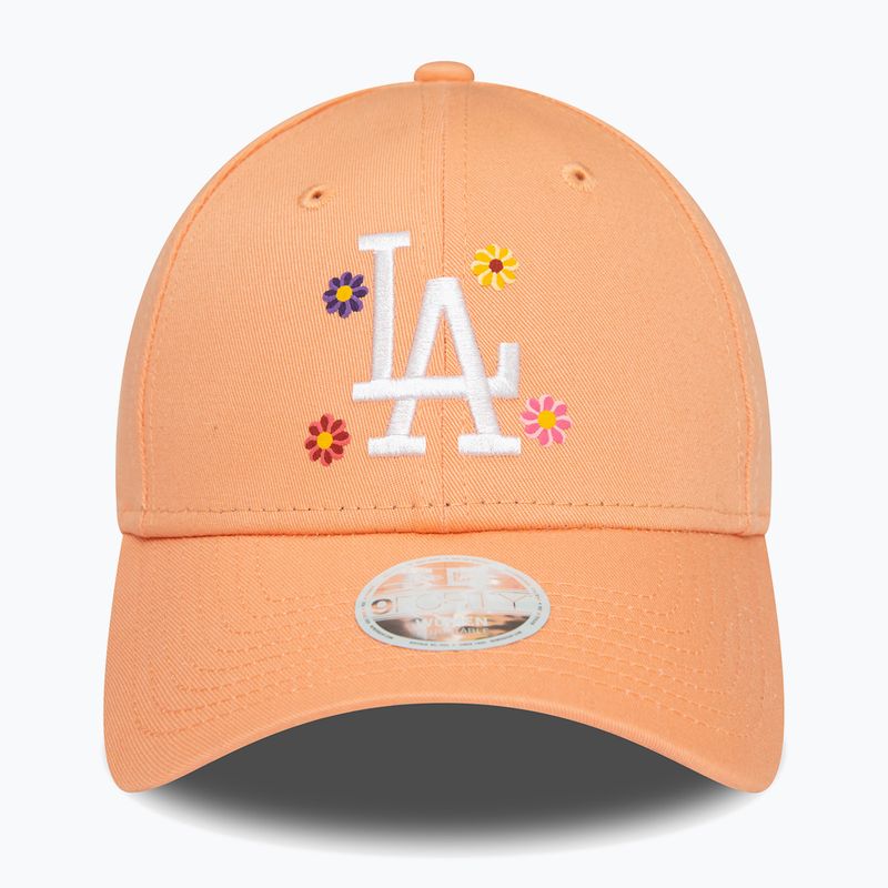 Cap Mütze Damen New Era Flower 9Forty Los Angeles Dodgers pastel pink