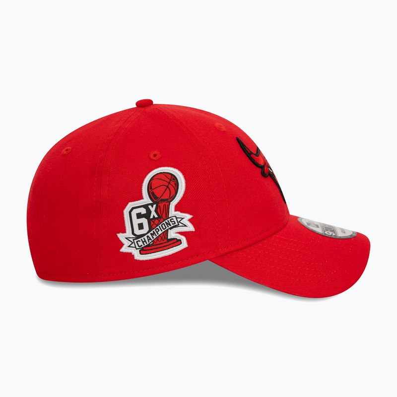 Cap Mütze Herren New Era Side Patch 9Forty Chicago Bulls red 5