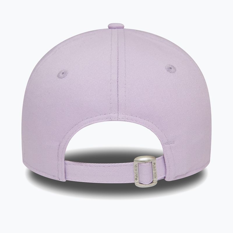 Cap Mütze Damen New Era Metallic Logo 9Forty Los Angeles Dodgers pastel purple