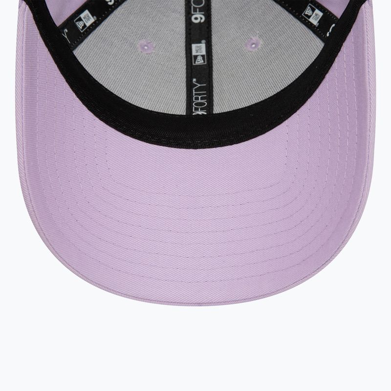 Cap Mütze Damen New Era Metallic Logo 9Forty Los Angeles Dodgers pastel purple