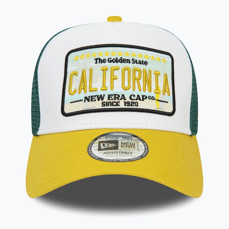 Cap Mütze Herren New Era Patch Trucker yellow 2
