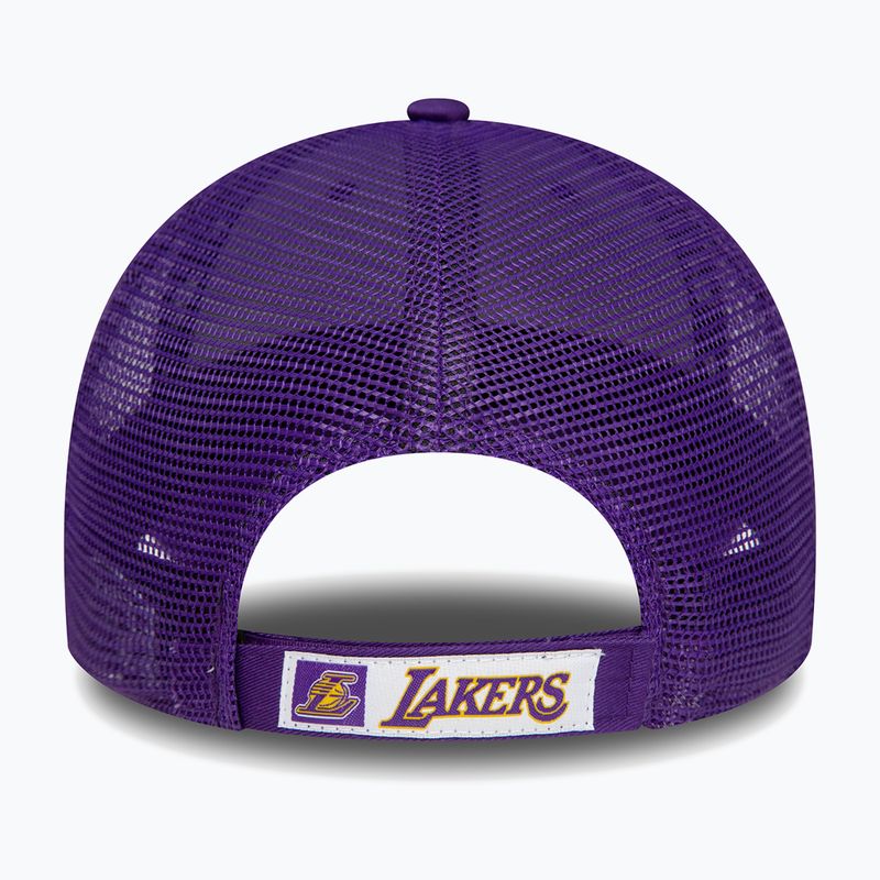 Cap Mütze Herren New Era Home Field 9Forty Trucker Los Angeles Lakers purple 4