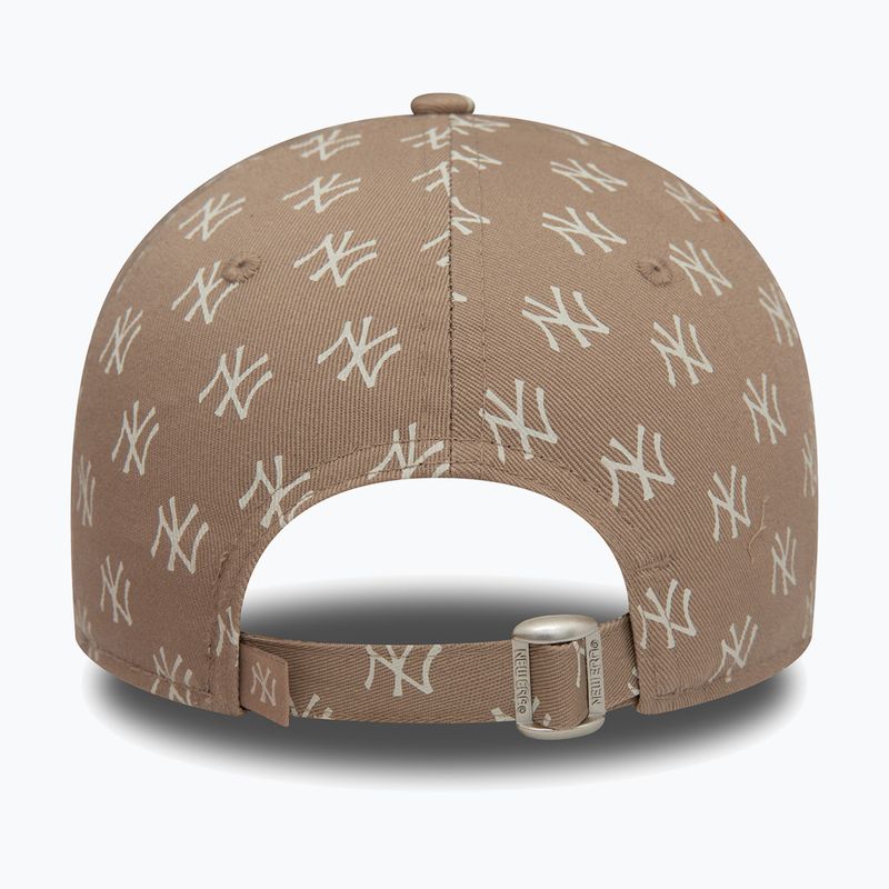 Cap Mütze Damen New Era Monogram 9Forty New York Yankees pastel brown 4