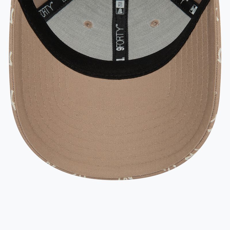 Cap Mütze Damen New Era Monogram 9Forty New York Yankees pastel brown 5