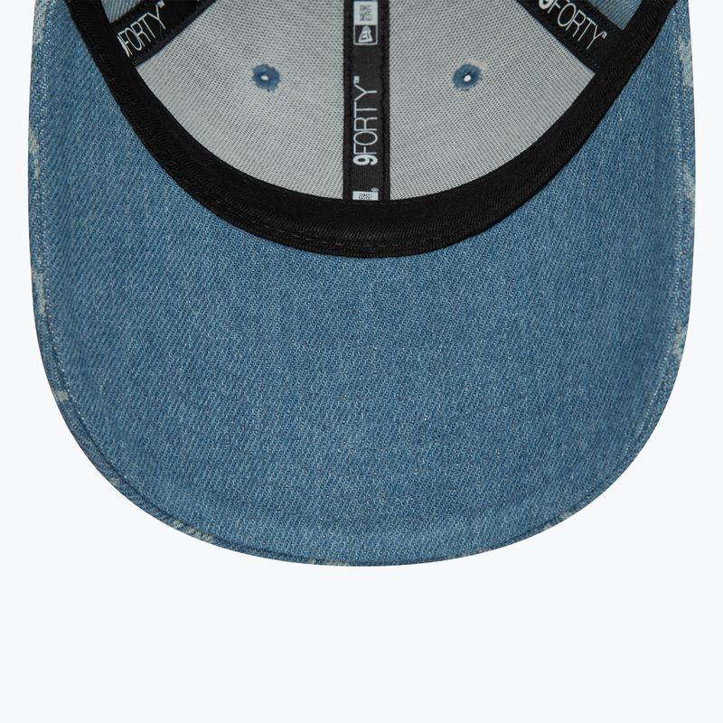 Cap Mütze Damen New Era Denim Mono 9Forty New York Yankees med blue 5