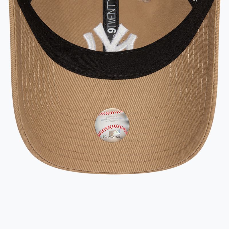 Neue Era Liga wesentlich 9Twenty New York Yankees Baseballmütze hellbeige 7