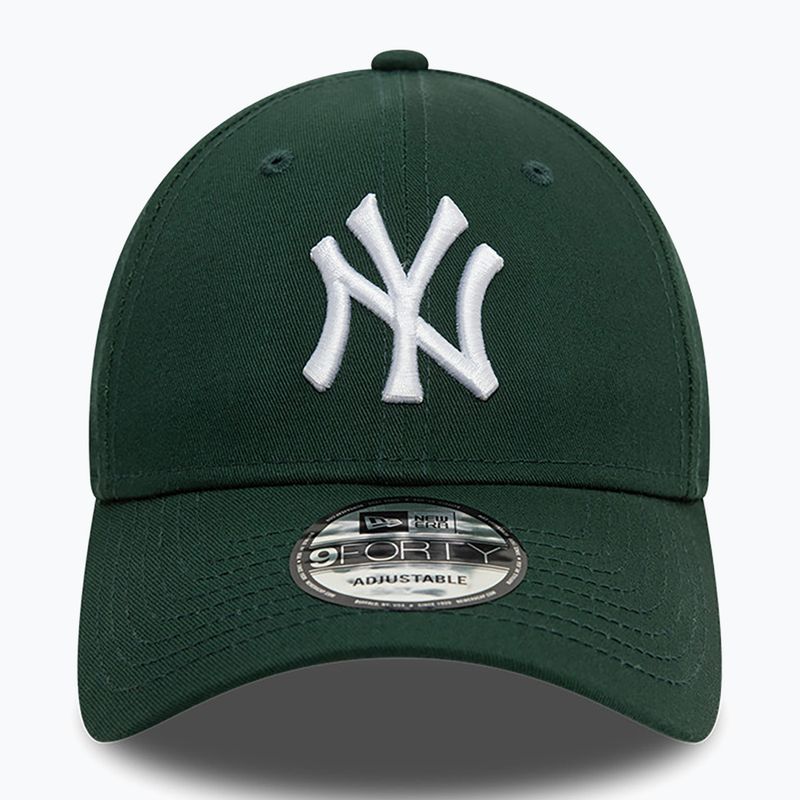New Era League Essential 9Forty New York Yankees Baseballkappe dunkelgrün 2