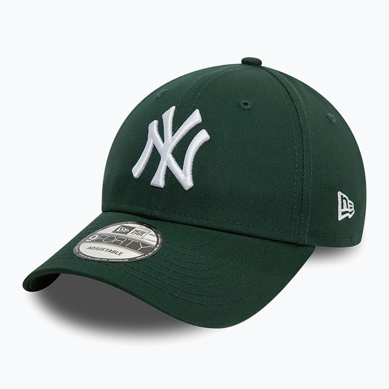 New Era League Essential 9Forty New York Yankees Baseballkappe dunkelgrün 3