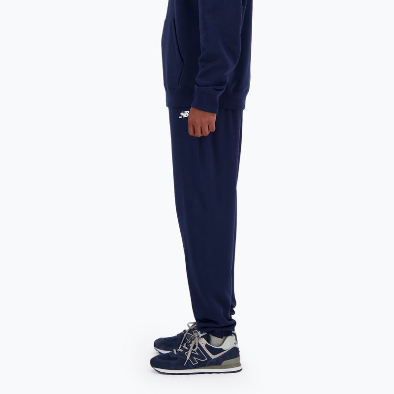 Herren New Balance French Terry Jogger Hose nb navy 3