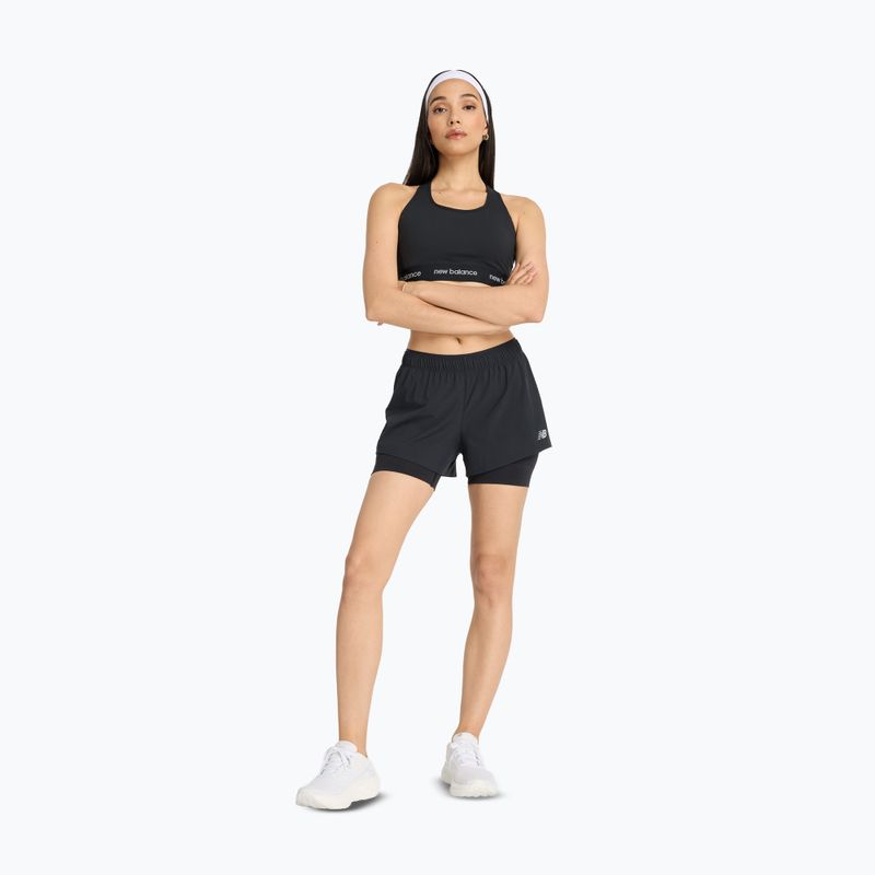 New Balance Damen Shorts 2IN1 3" schwarz 2