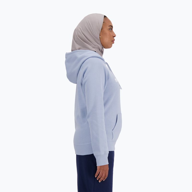 Damen New Balance Core Fleece Hoodie hell lila 2