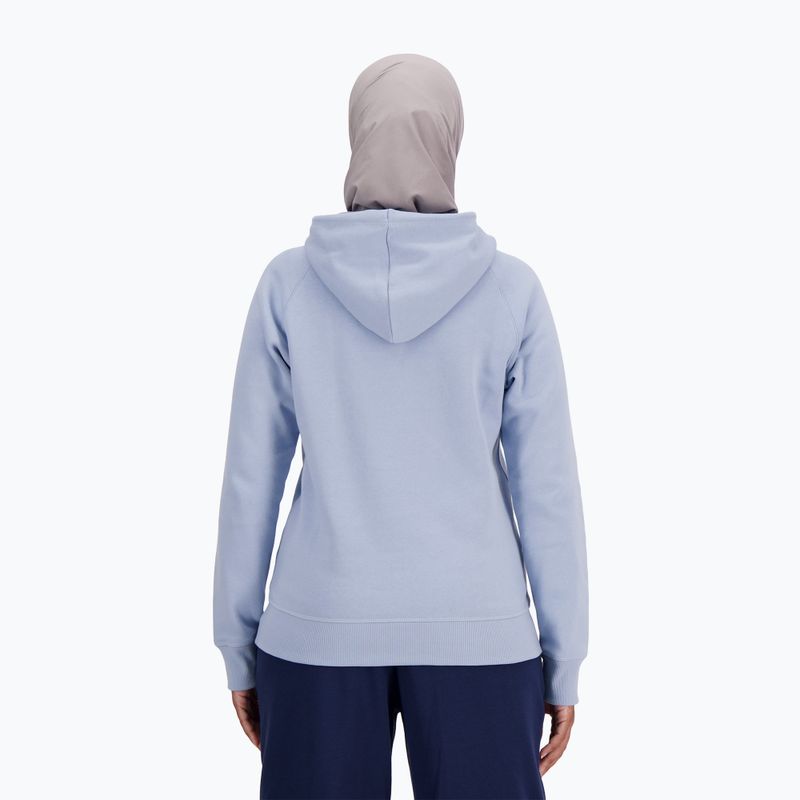 Damen New Balance Core Fleece Hoodie hell lila 3