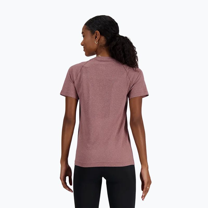 Damenshirt New Balance Seamless licorice heather 4