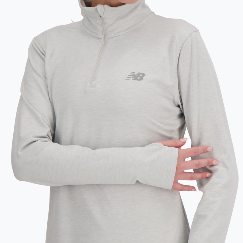 Damen New Balance Sport Essentials Space Dye Ashheath Lauf Sweatshirt 4