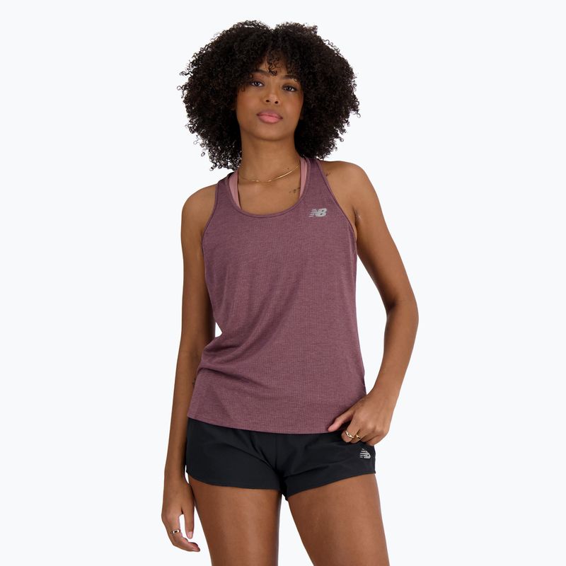 Tank Top Damen New Balance Athletics Tank Top licorice heather