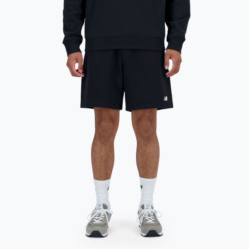 Herren New Balance French Terry Short schwarz