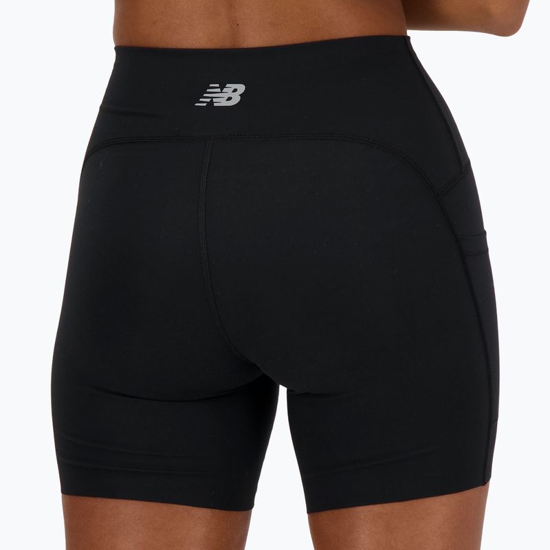 New Balance Damen Shorts Sleek Pocket High Rise 6" schwarz 5