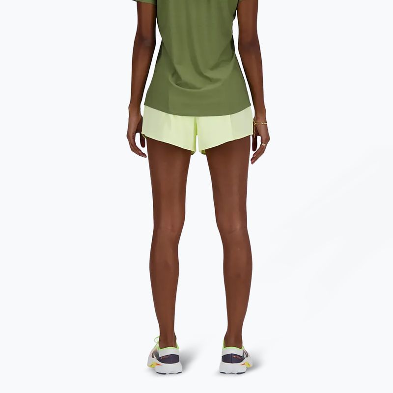 Lauf Shorts Damen New Balance RC Seamless 3 Inch lime light 2