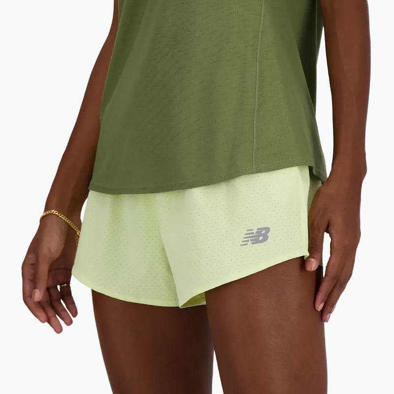 Lauf Shorts Damen New Balance RC Seamless 3 Inch lime light 5