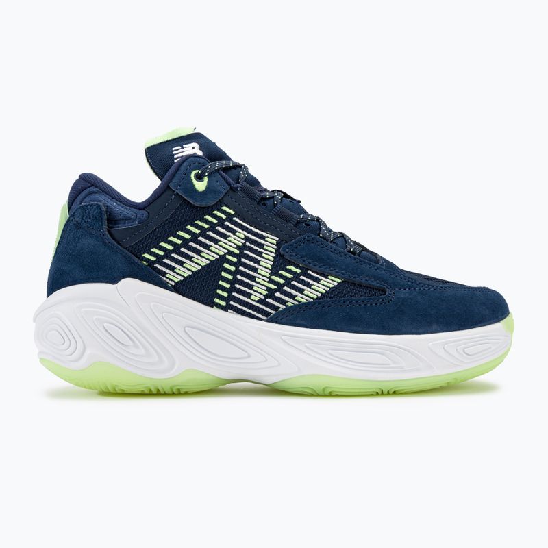 New Balance Fresh Foam BB v2 navy/lime Basketballschuhe 2