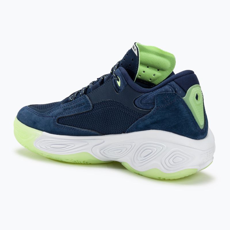 New Balance Fresh Foam BB v2 navy/lime Basketballschuhe 3