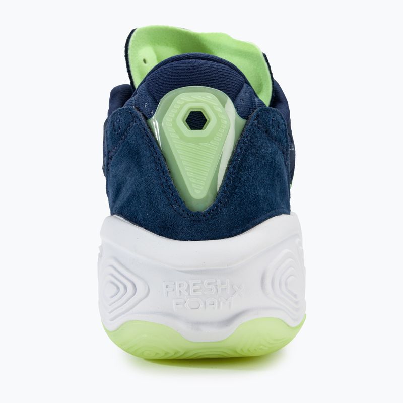 New Balance Fresh Foam BB v2 navy/lime Basketballschuhe 6