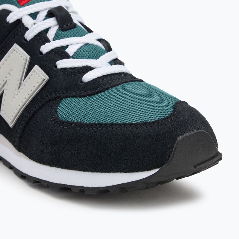 Sneaker New Balance Classic 574's V1 brighton black/green/white 7