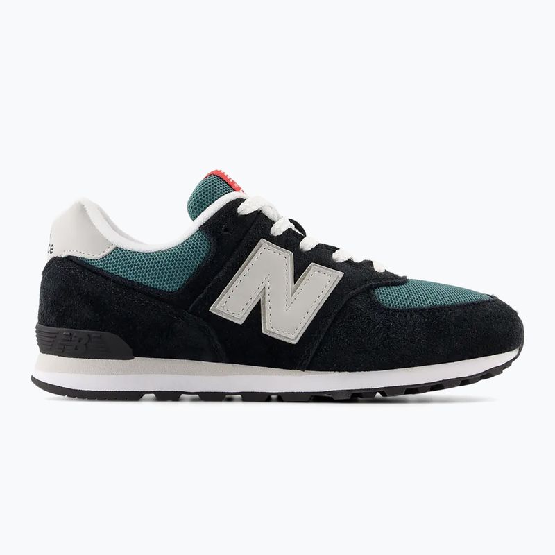 Sneaker New Balance Classic 574's V1 brighton black/green/white