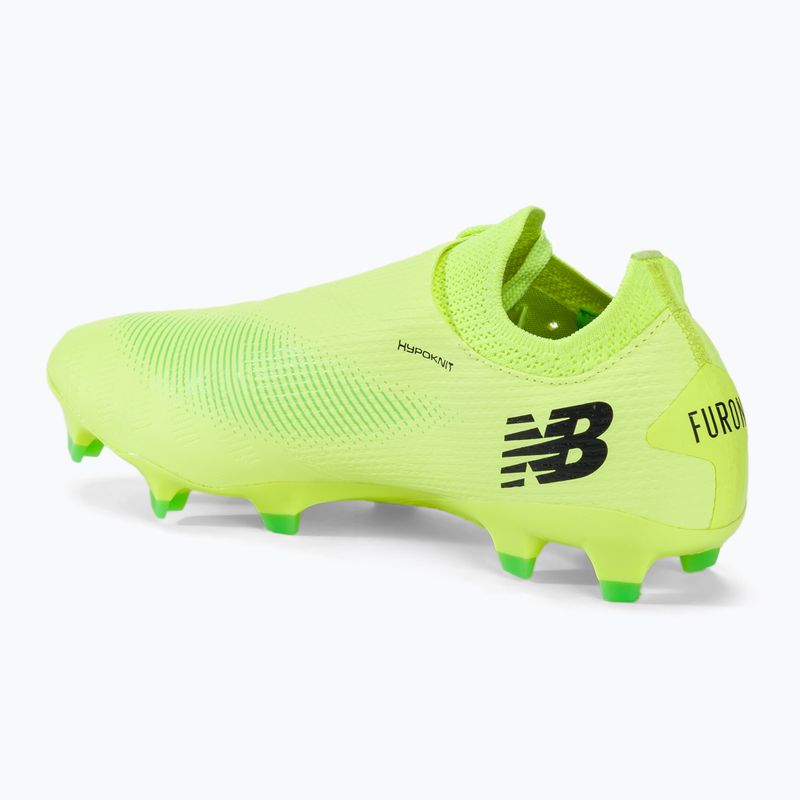 New Balance Herren Fußballschuhe Furon Destroy FG V7+ gebleicht lime glo 3