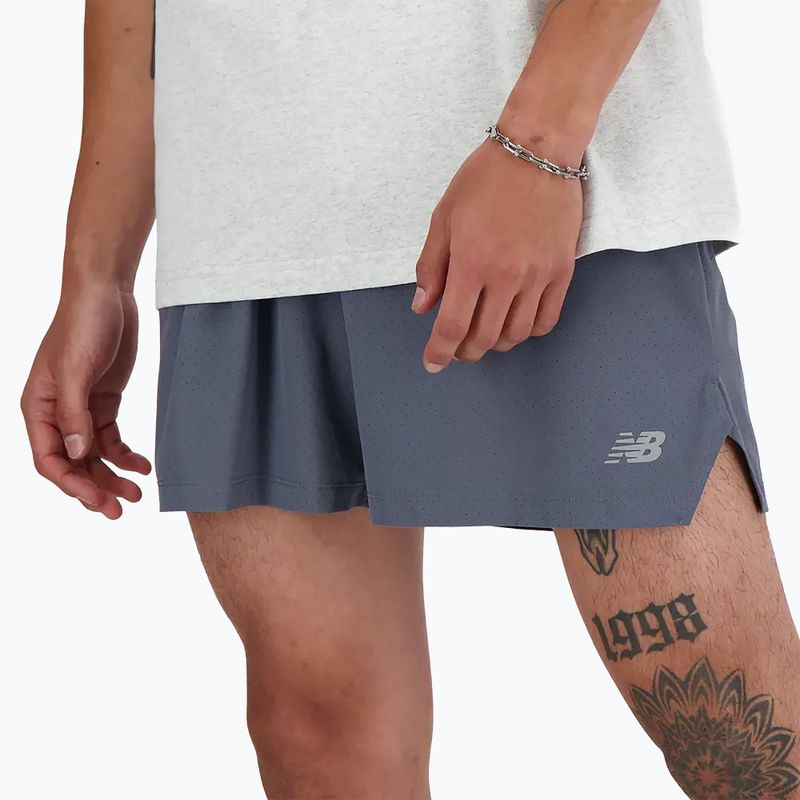 Herren New Balance RC Seamless 5" Shorts graphit 5