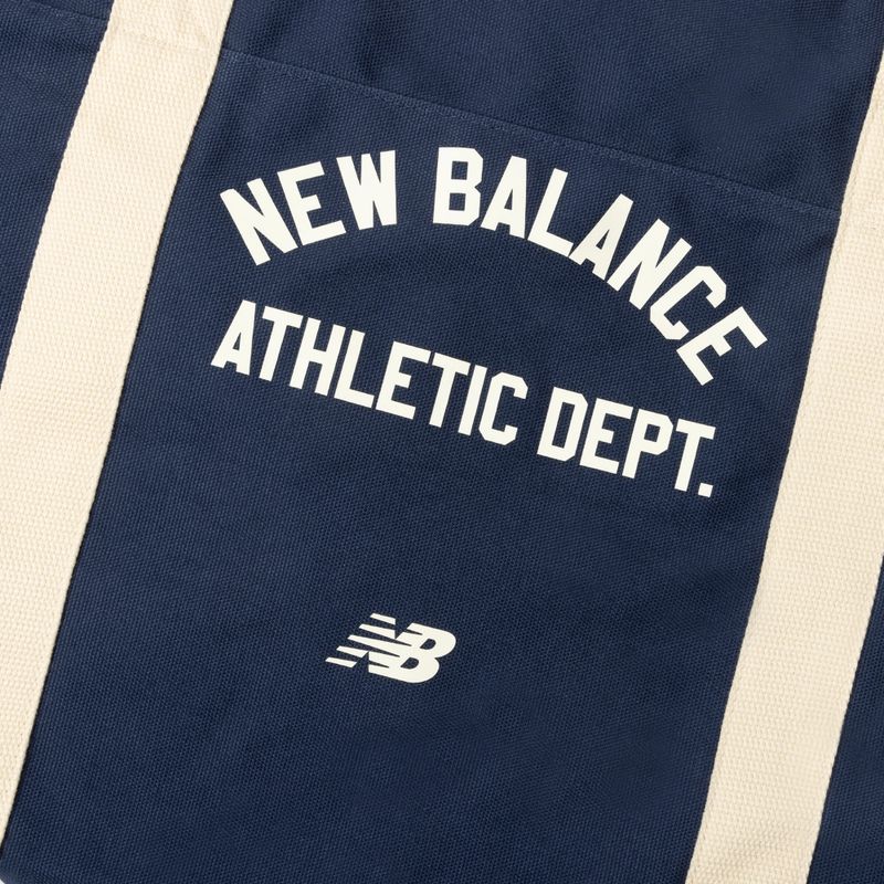 Tasche New Balance Canvas Duffel 40 l beige/navy 5
