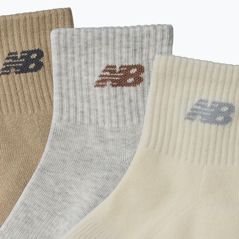 Socken New Balance Everyday Ankle 3 Paar beige 2